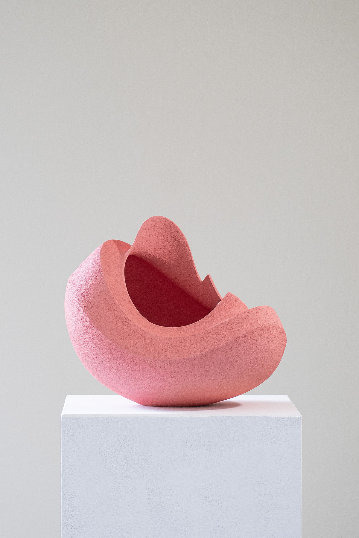 Chous Ceramics (Despina Chroni and Giorgos Zitis), Rodon, 2025, stoneware clay with coloured terra sigilata slip, 24.5 x 30 x 25 cm