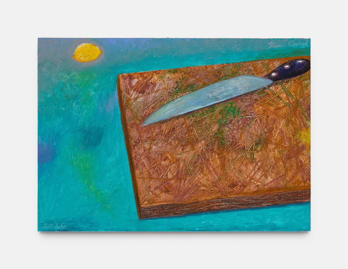Henry Curchod, Chopping board on holiday, 2026, © Tom Carter, 2026