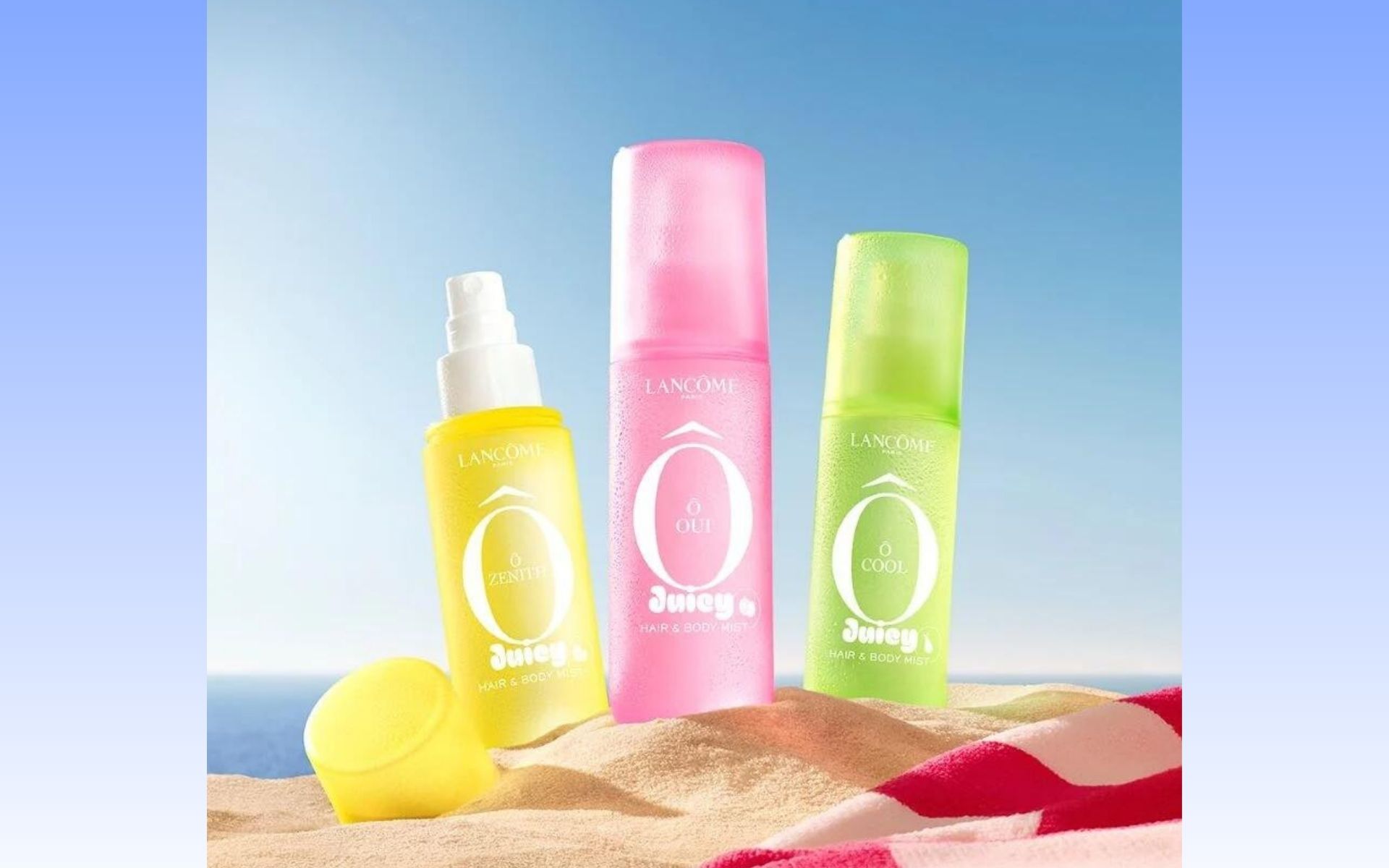 Lancôme Les Ô: Απολαυστικό κύμα δροσιάς με 3 ζουμερά mists για σώμα & μαλλιά