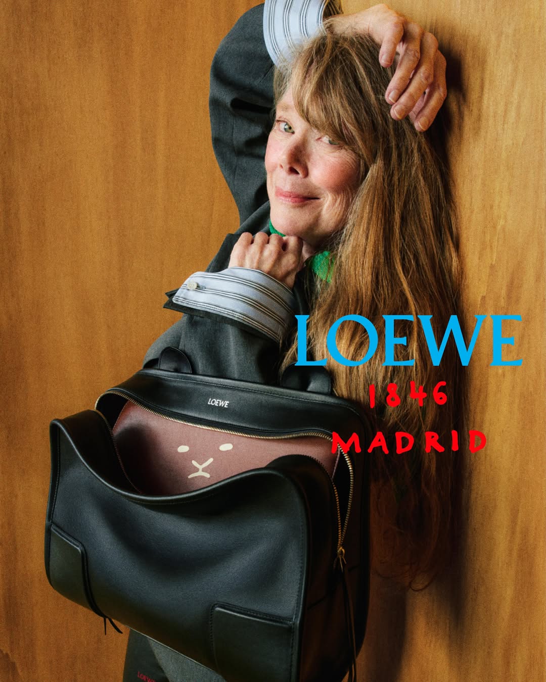 Sissy Spacek for LOEWE, photographed by Talia Chetrit.