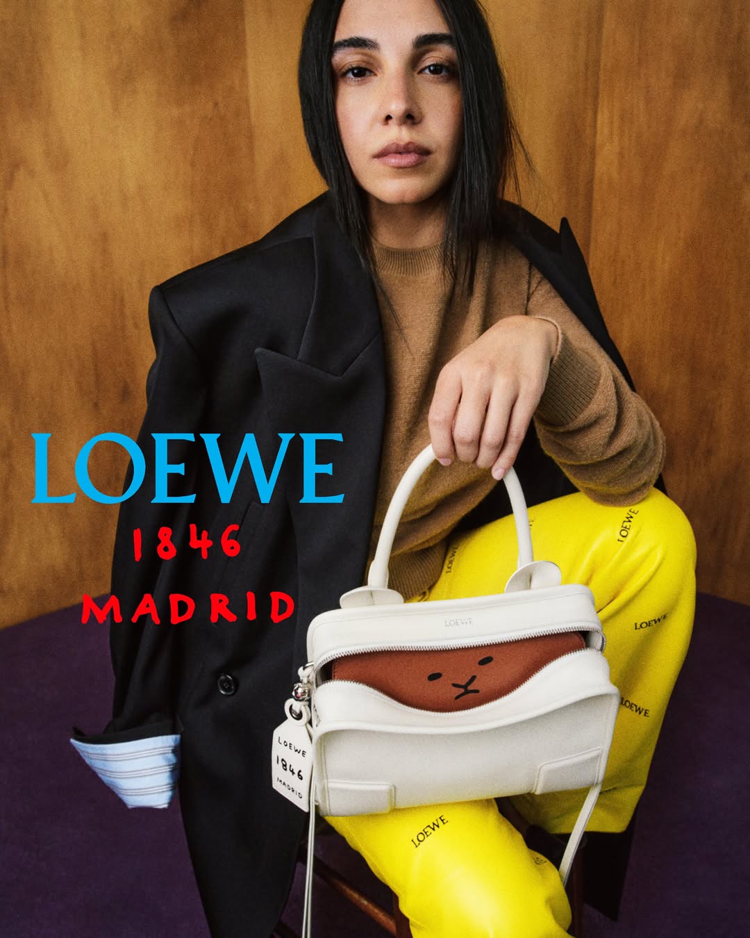 Salma Abu Deif for LOEWE, photographed by Talia Chetrit.