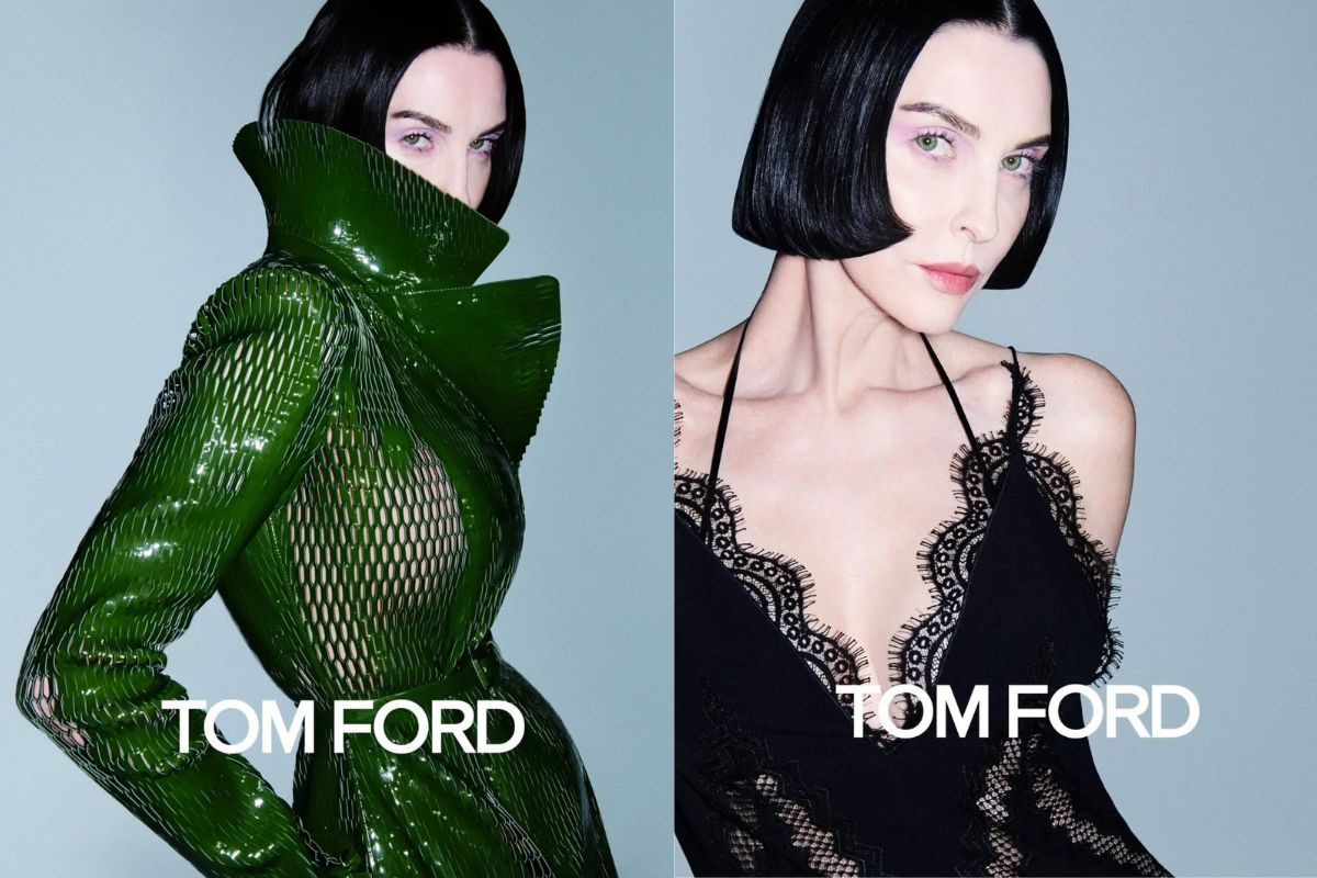 Ποζάροντας για τη συλλογή Tom Ford ss26