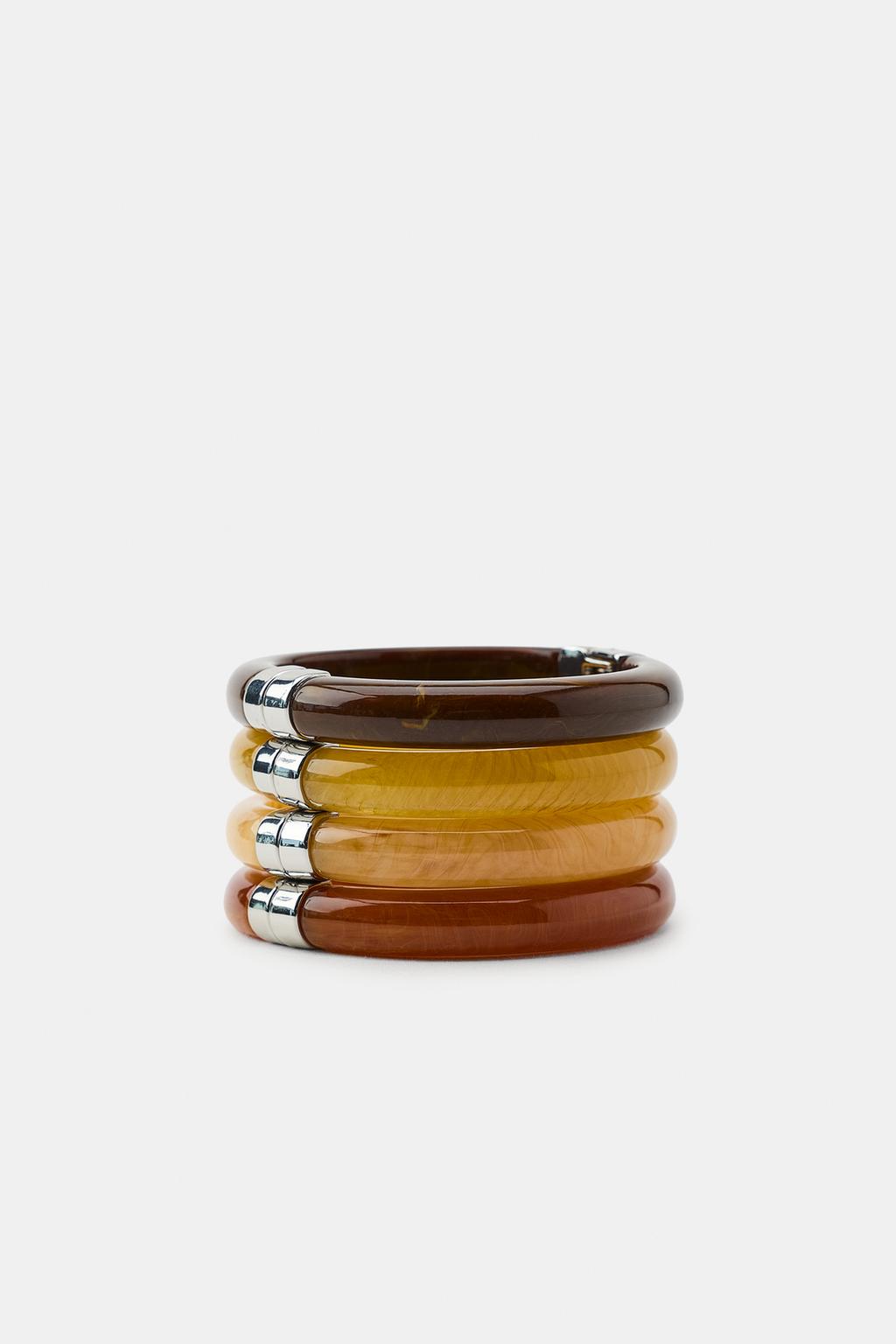 Σετ 4 αρθρωτά βραχιόλια, 19,95€, Zara