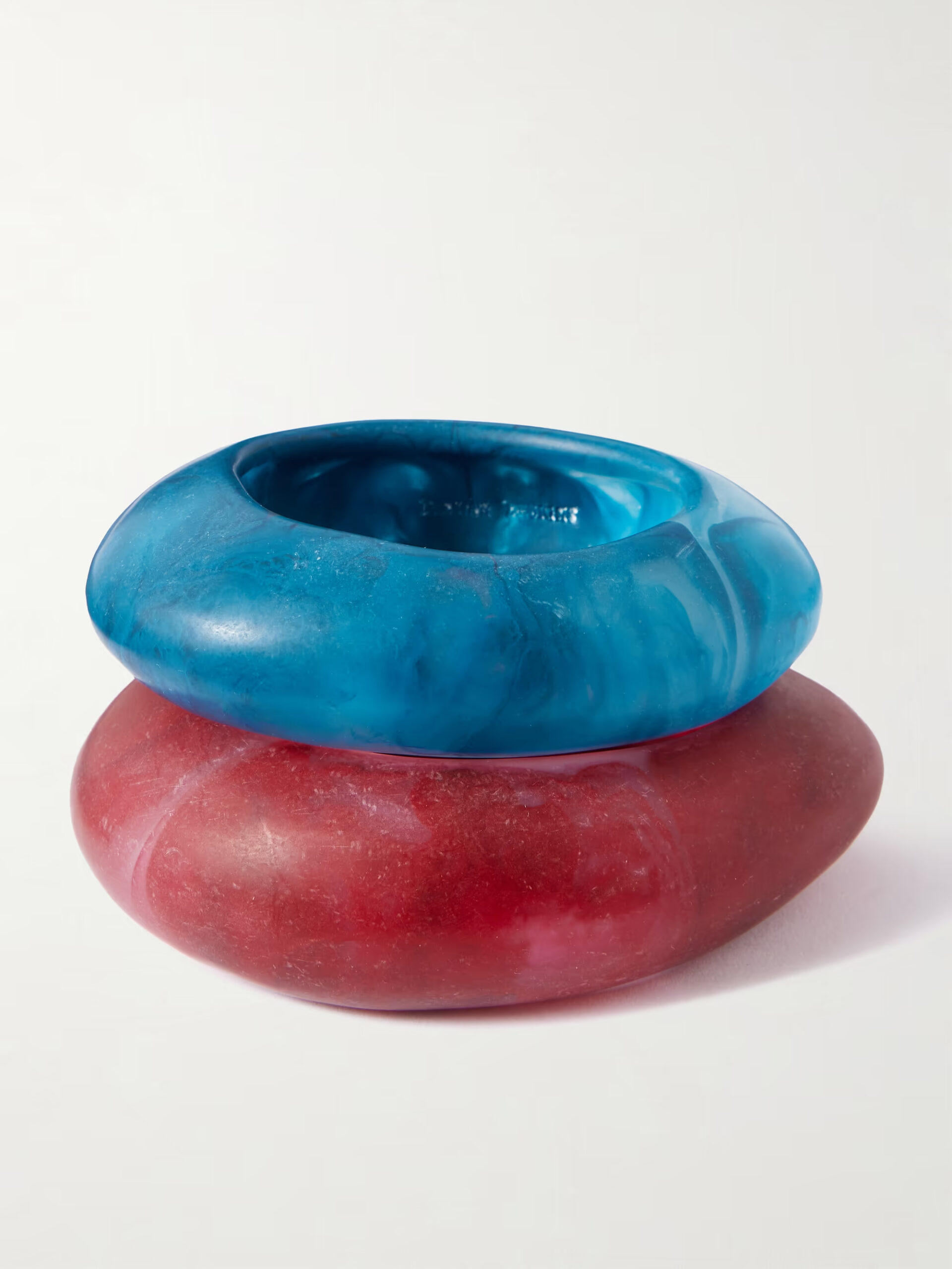 Rock Medium and Large set of two resin bangles, 170€, Dinosaur Designs