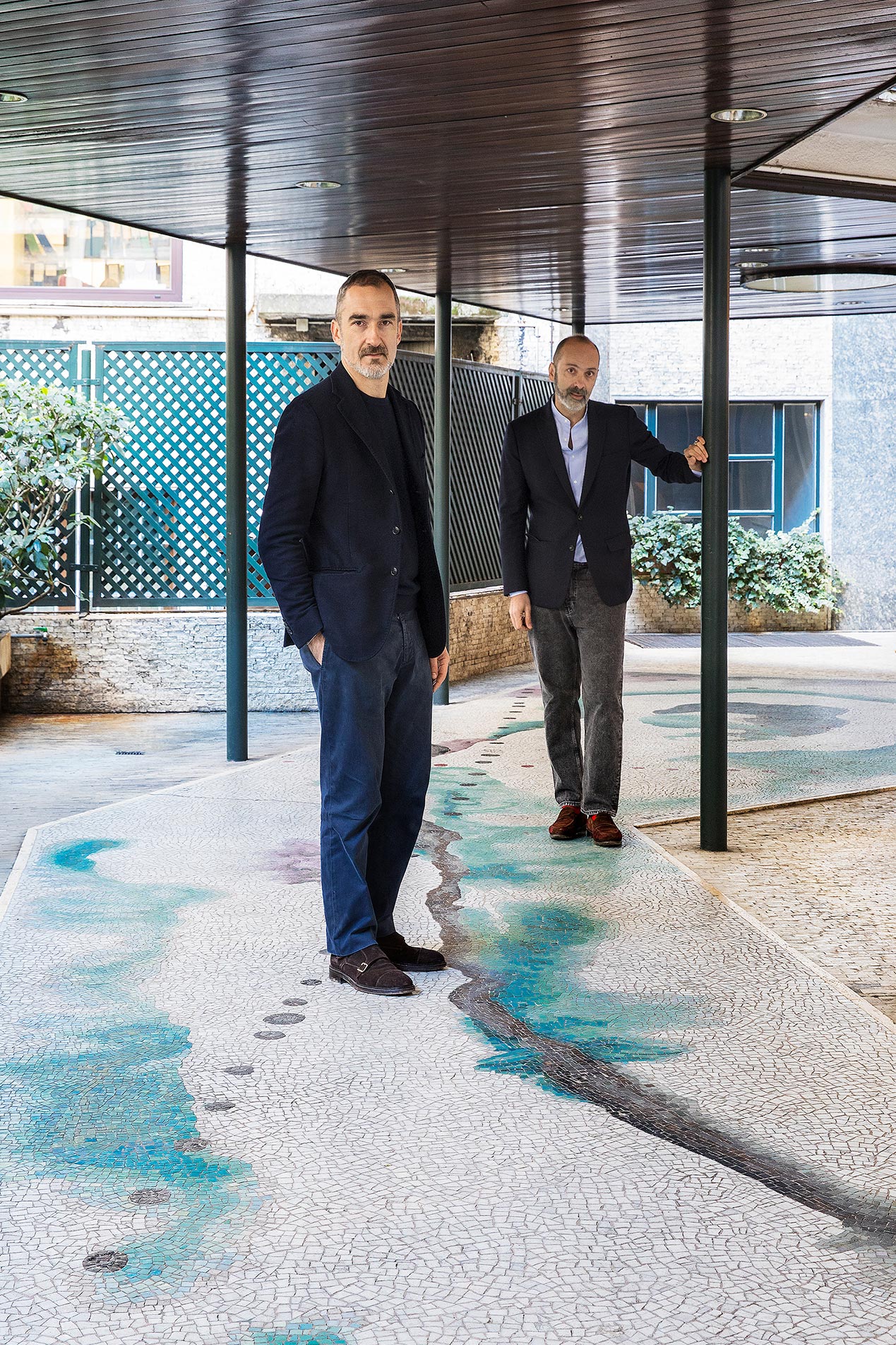Οι δυο διάσημοι Ιταλοί σχεδιαστές Simone Ciarmoli και Miguel Queda