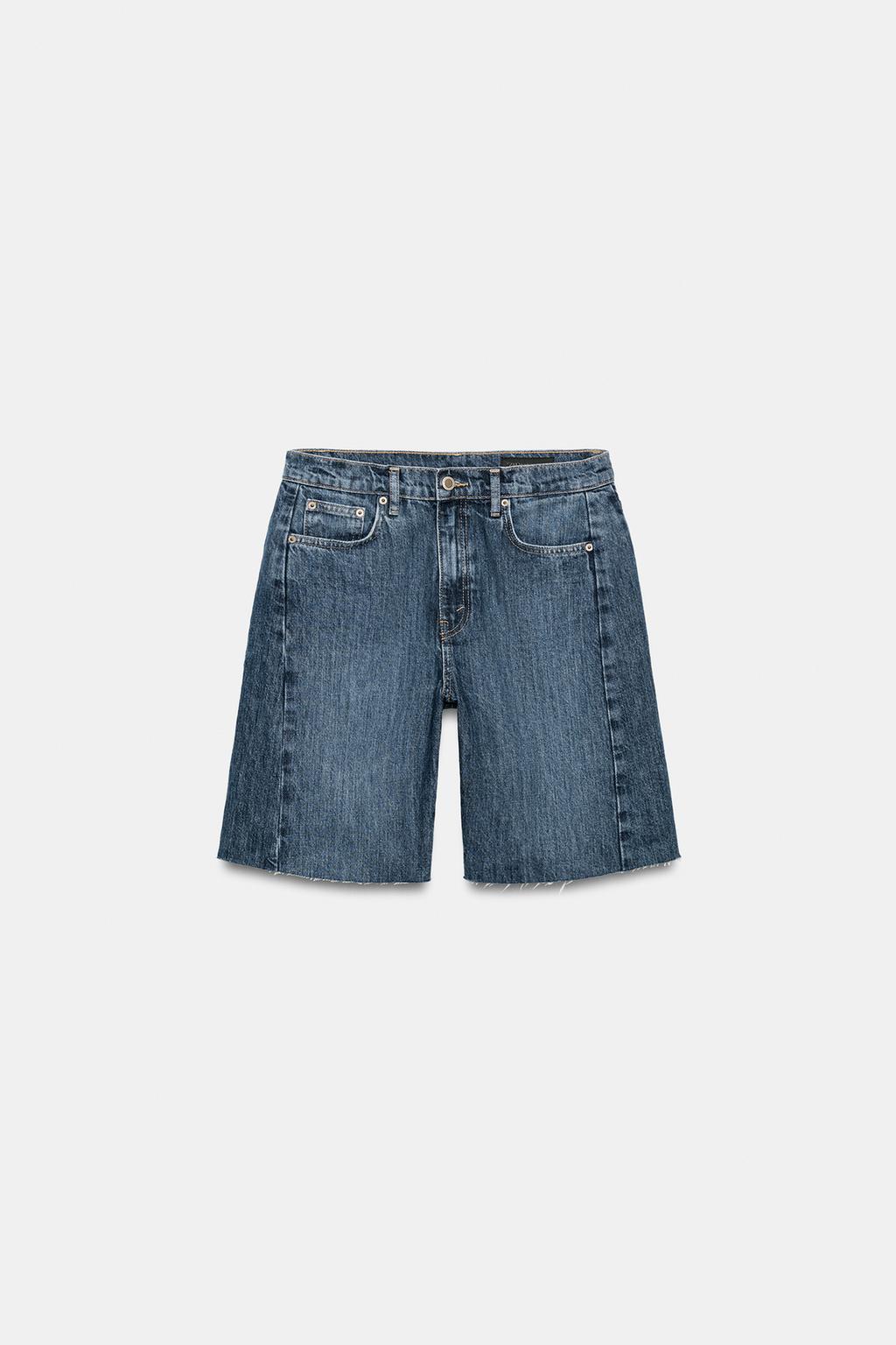 Βερμούδα denim relaxed Zw Collection, 29,95€, Zara